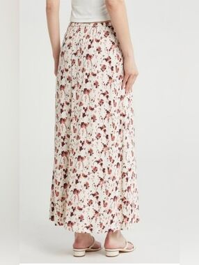 New Melrose & Market Drawstring Trumpet Floral Skirt, NWOT, Sz. Medium